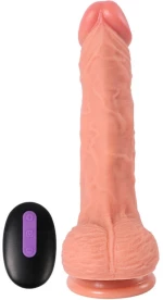 SHEQU - HAYDEN DILDO AND CLITORIS STIMULATOR WITH VIBRATION AND REMOTE CONTROL 16 CM