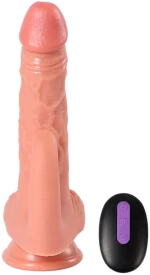 SHEQU - HAYDEN DILDO AND CLITORIS STIMULATOR WITH VIBRATION AND REMOTE CONTROL 16 CM