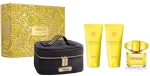 Versace Yellow Diamond W Set - EDT 90 ml + b/lot 100 + sh/gel 100 + beauty case