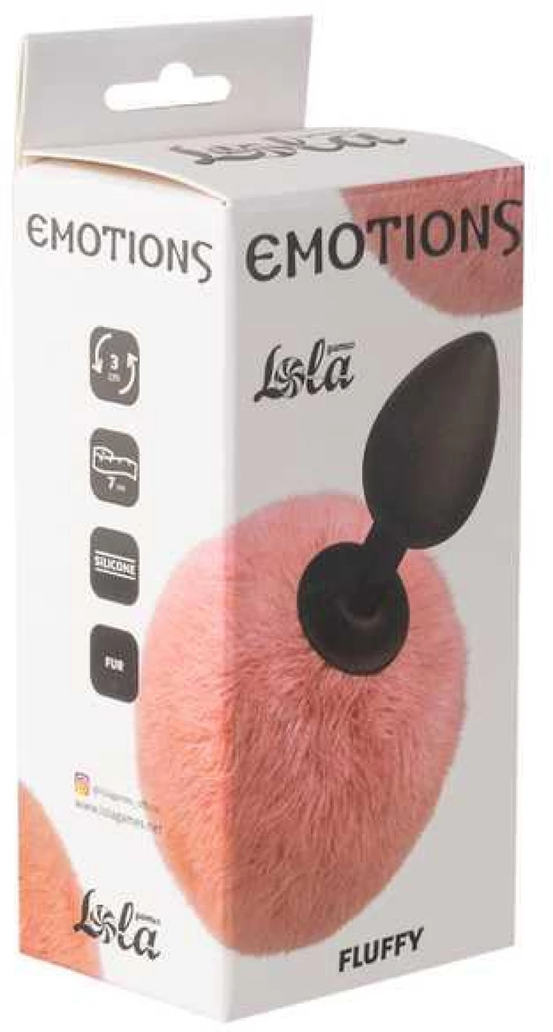 Anal Plug Emotions Fluffy Pink