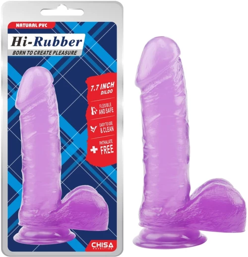 Hi rubber purple