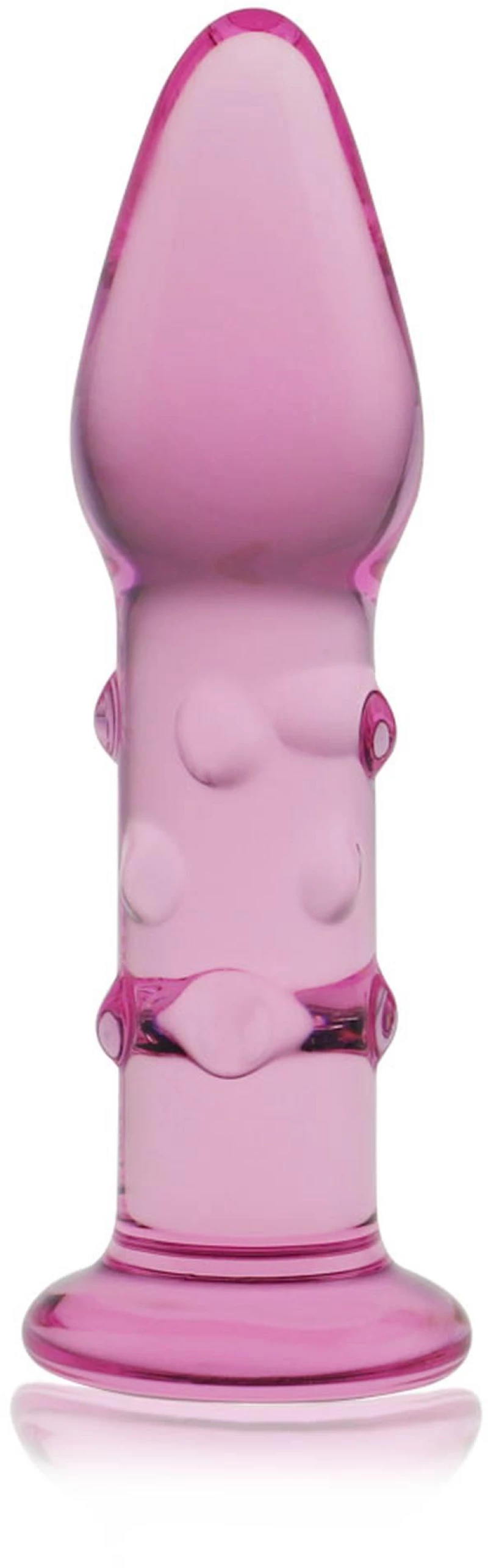 Lovetoy Γυάλινη Πρωκτική Σφήνα 13.97cm Ροζ