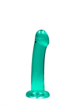 Non Realistic Dildo with Suction Cup 7" Green
