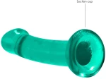 Non Realistic Dildo with Suction Cup 7" Green