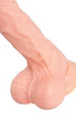 Ρεαλιστικό Dildo με Όρχεις και Βεντούζα Flesh 19cm