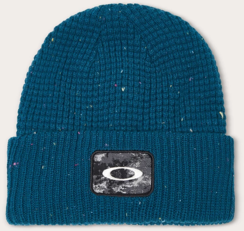 OAKLEY ELLIPSE PATCH WAFFLE BEANIE FOS901658 6NB NEW BALSAM