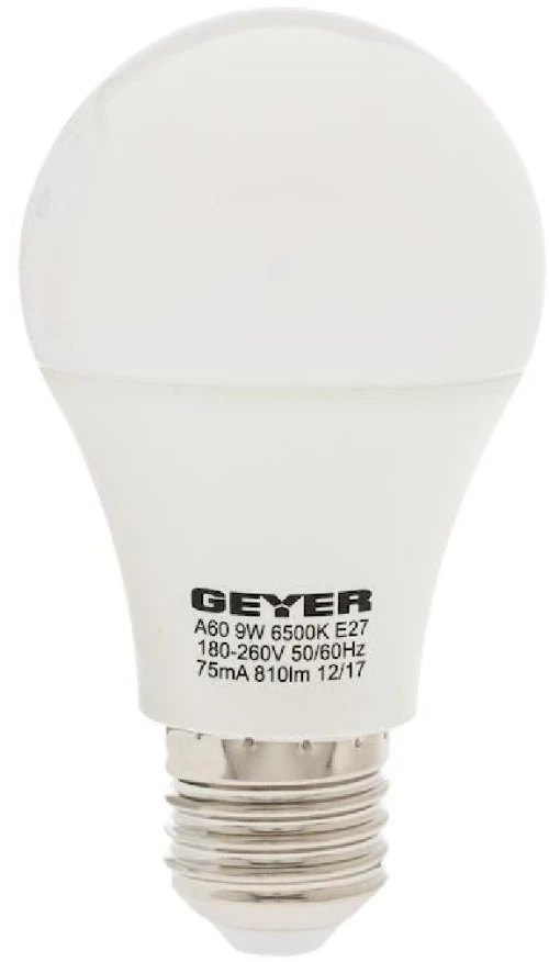 Λάμπα LED GEYER A60 E27 10W - Φως Θερμού Λευκού, 1055 Lumen