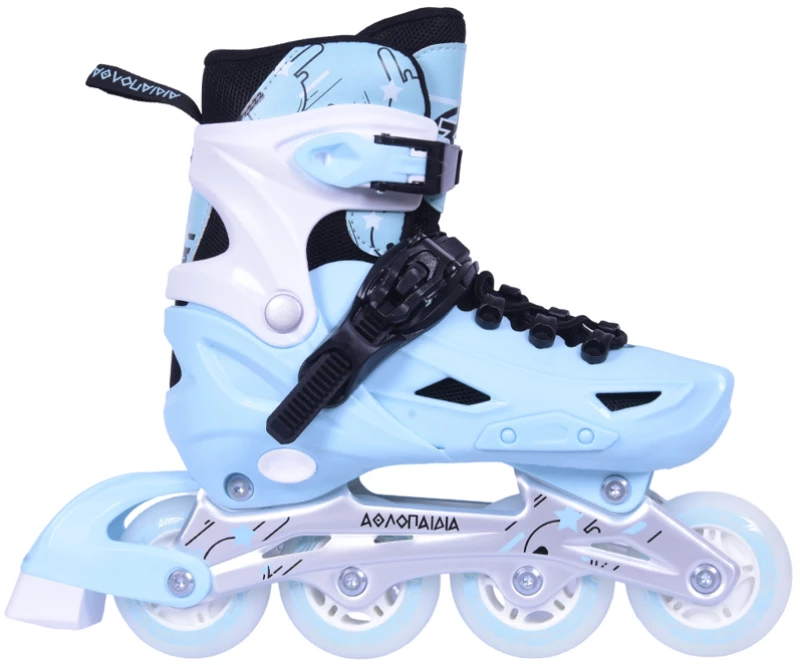 3K Αυξομειούμενα Πατίνια/Roller Skates/Παγοπέδιλα 3 σε 1 - Μέντα Μέντα