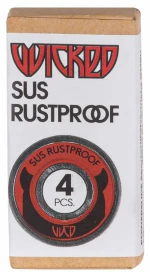 WICKED SUS Rustproof Ρουλεμάν - Κόκκινο