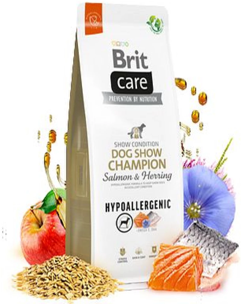 BRIT CARE Dog Show Champion Salmon 12kg  Al breeds
