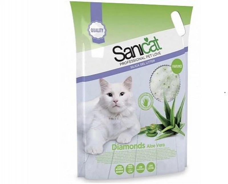 Sanicat Diamonds Aloe Vera Κρυσταλλική Άμμος Γάτας