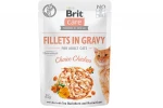 BRIT CARE Pouches Fillets In Gravy 85gr Turkey for Sterilized Cats