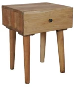Κομοδίνο Nextdeco Tribeca ανακυκλωμένο ξύλο teak Υ50x35x40εκ.