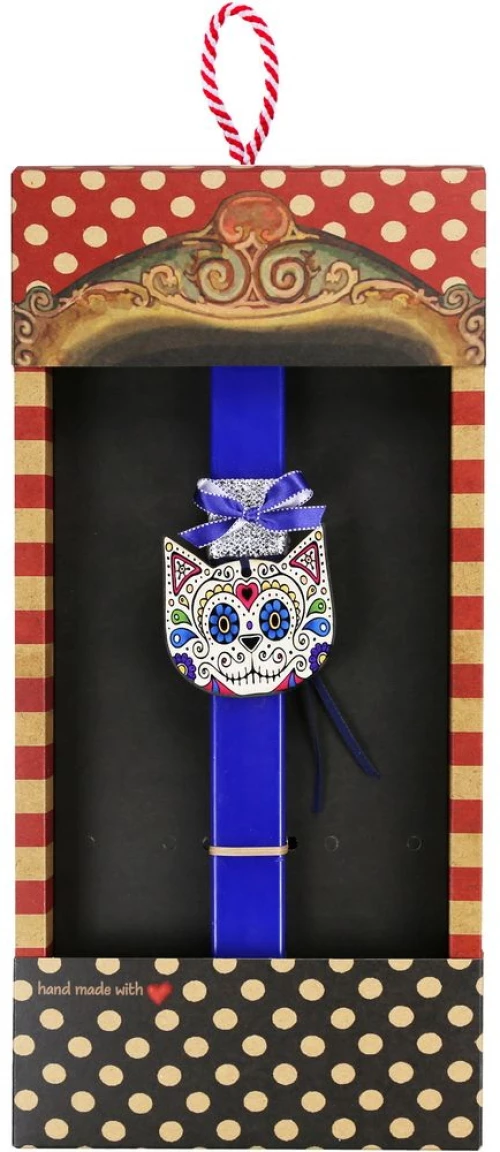 Λαμπάδα Basic -Tattoo - Γάτα