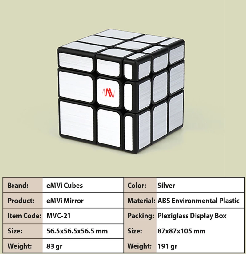 eMVi Cube 3 Mirror - MathV