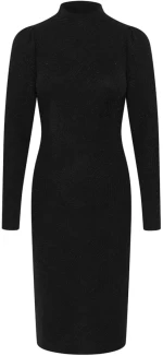 Μαύρο μακρυμάνικο μίντι φόρεμα Giana InWear - Μαύρο