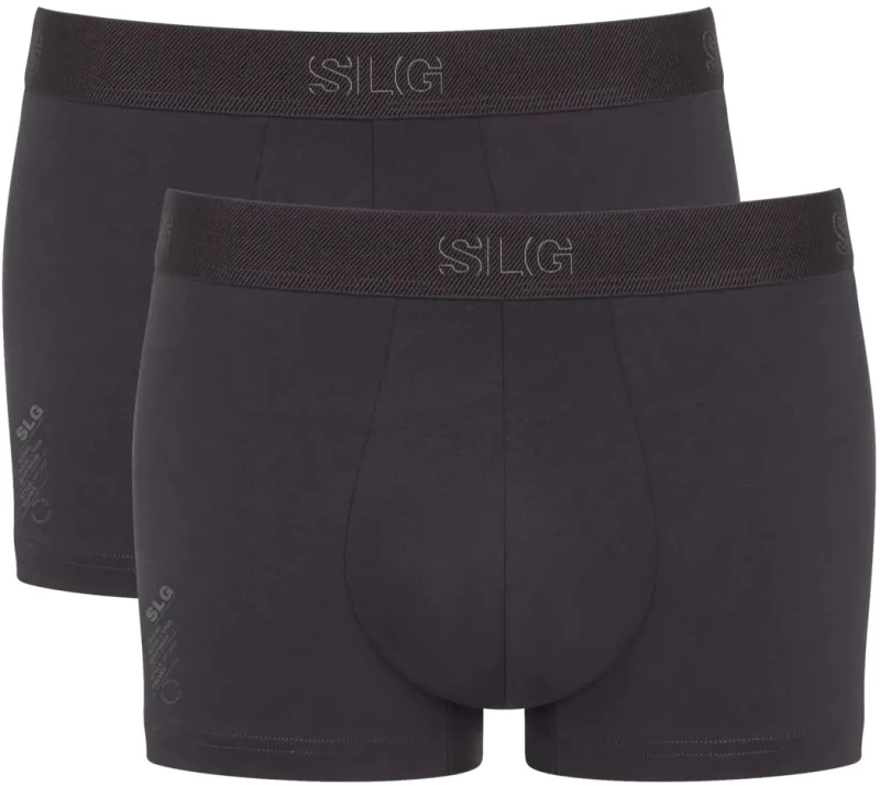 ΑΝΔΡΙΚΟ ΒΑΜΒΑΚΕΡΟ BOXER ΠΑΚΕΤΟ 2 ΤΜΧ 925 SLOGGI BASE TRUNKS 10224735-3828 – CHARCOAL