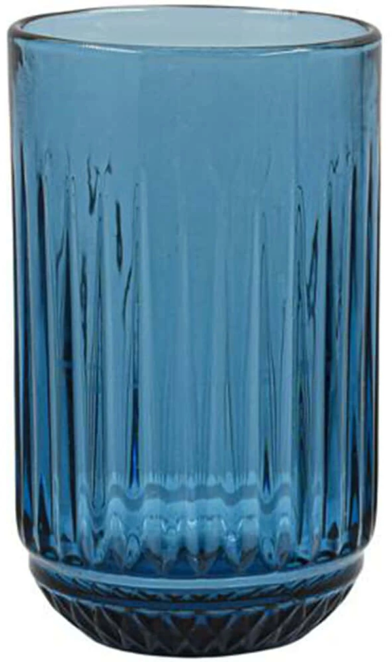Ποτήρια Νερού (Σετ 6Τμχ) 374-225-624 8x13cm Blue Γυαλί