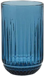 Ποτήρια Νερού (Σετ 6Τμχ) 374-225-624 8x13cm Blue Γυαλί