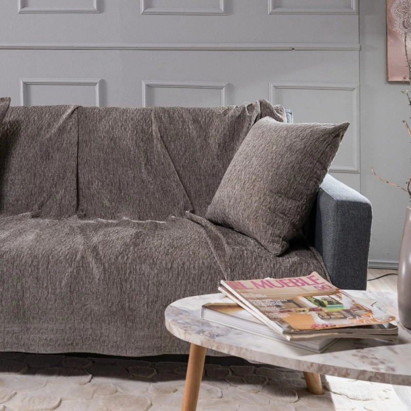 Ριχτάρι Valley 11 Choco Teoran Διθέσιο 180x250cm Βαμβάκι-Πολυέστερ