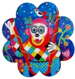 Σουβέρ Λουλούδι Swinging Around DU0388 10cm Multi Maxwell & Williams Κεραμικό
