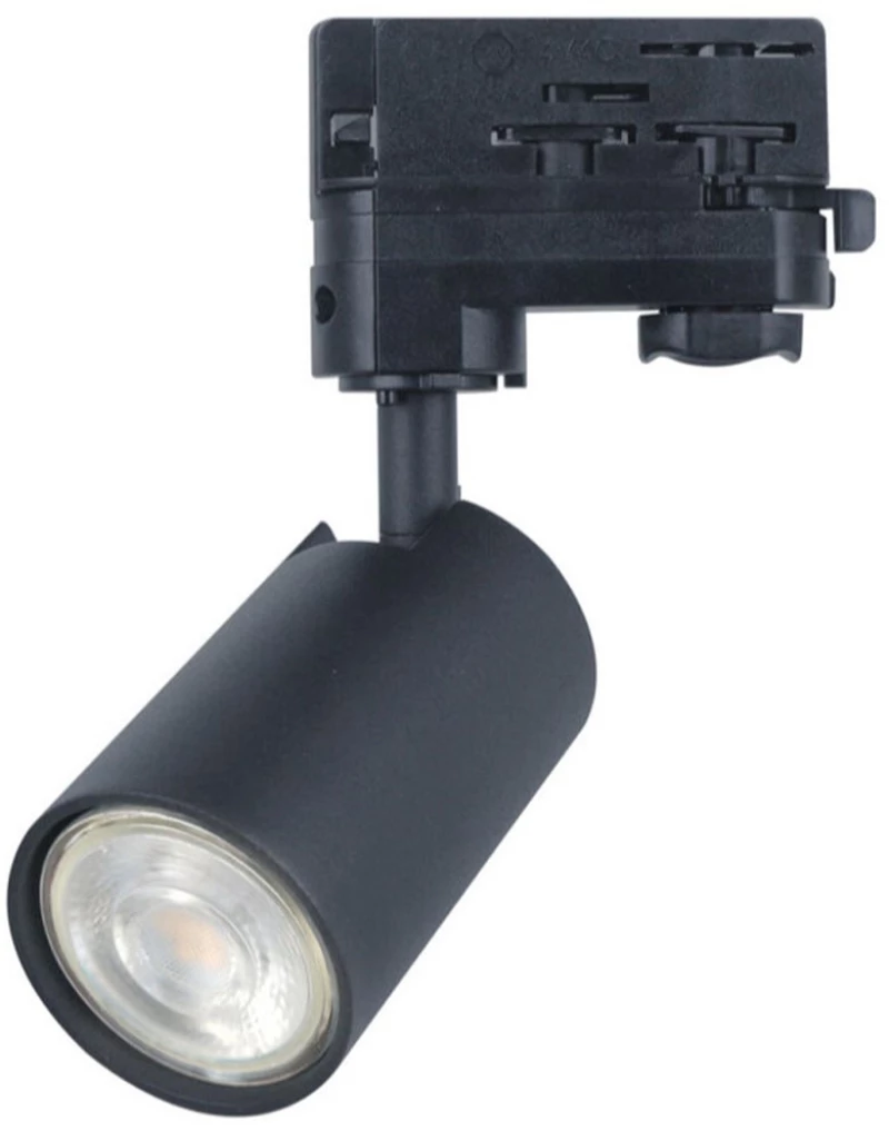 Σποτ Μαγνητικής Ράγας Graz GU10 7W 360° Φ5,6x19cm Black Bot Lighting