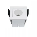 Σποτ Χωνευτό S189 3W 3000K 180lm 4,5x4,5x4,2cm White Τετράγωνο