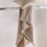 Ριχτάρι Santorini Brown Ρυθμός Πολυθρόνα 160x180cm Βαμβάκι-Πολυέστερ