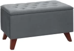 Σκαμπώ Με Αποθηκευτικό Χώρο Lotus 0269289 90x40x50cm Grey
