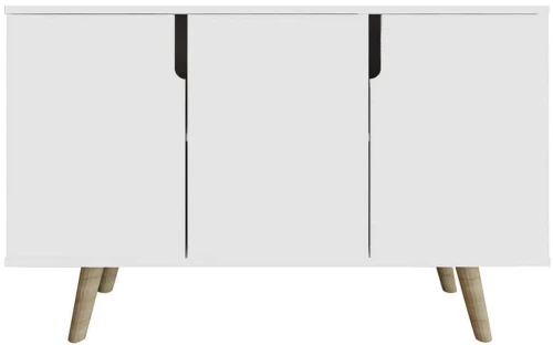 Μπουφές Verona 469ORN1521 120x30x80cm White Μοριοσανίδα,Ξύλο