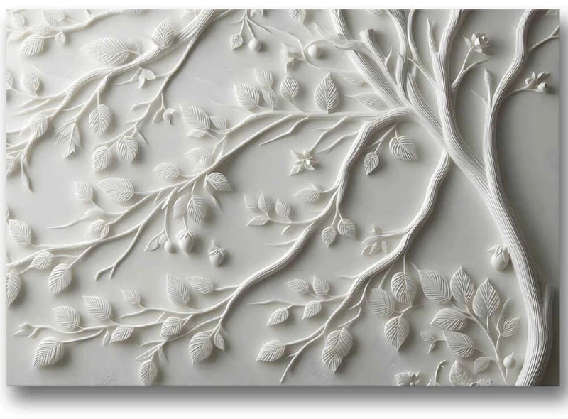 Πίνακας Καμβάς Wabisabi 895FNA1428 100x70cm White Wallity Οριζόντιοι Ξύλο, Καμβάς