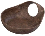 Διακοσμητικό Μπωλ Serve Loop 034401 29x24x10cm Bronze Αλουμίνιο