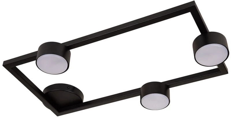 Φωτιστικό Οροφής - Πλαφονιέρα Frame 3 41278 3xGX53 12W 33x57,5x7,7cm Black Sigma Lighting