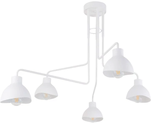 Φωτιστικό Οροφής Κρεμαστό Holi 5 32452 5xE27 15W 104x80x63cm White Sigma Lighting