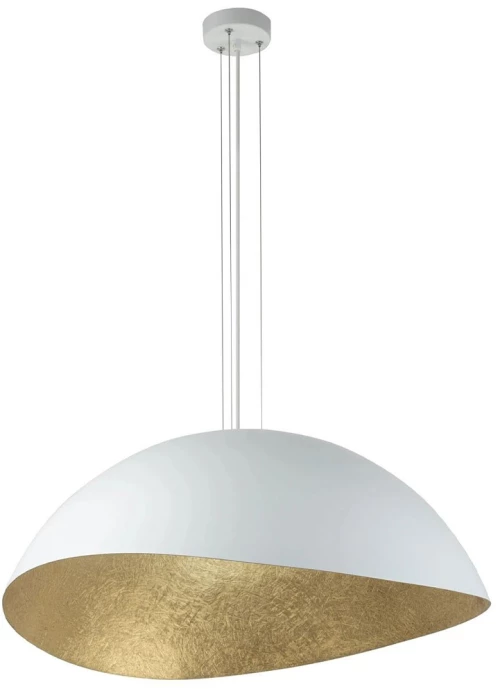 Φωτιστικό Οροφής Κρεμαστό Solaris L 40616 1xE27 15W Φ69x97cm White-Gold Sigma Lighting