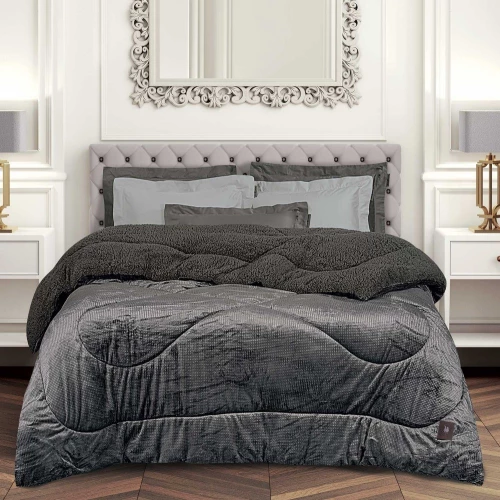 Κουβερτοπάπλωμα 3956 Grey Greenwich Polo Club Μονό 160x220cm Πολυέστερ