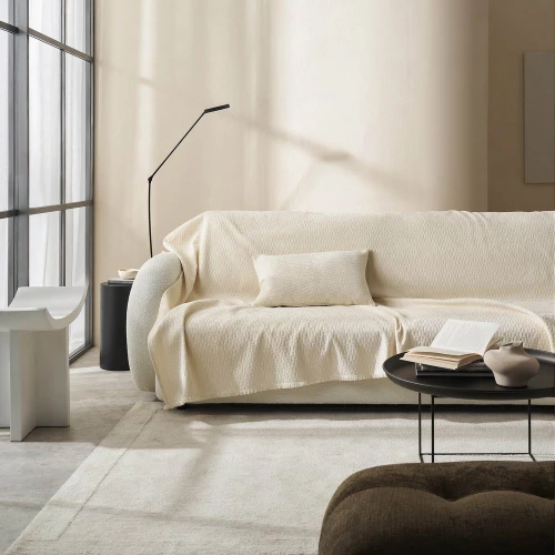 Ριχτάρι Ondine 184/05 Ecru Gofis Home Διθέσιο 180x250cm Βαμβάκι-Πολυέστερ