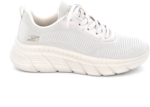 Γυναικείο Αθλητικό Παπούτσι Skechers Bobs B Flex Hi Χρώματος Εκρού 117385-OFWT