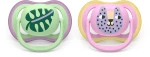 Philips Avent Πιπίλα Ultra Air 6-18 μηνών, Green/Pink(2 τεμάχια)
