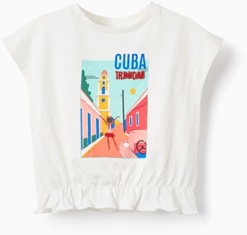 Zippy Μπλούζα Cuba, Λευκό
