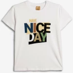 Funky Μπλούζα Nice Day, Λευκό