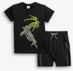 Funky Σετ Βερμούδα Basketball, Μαύρο