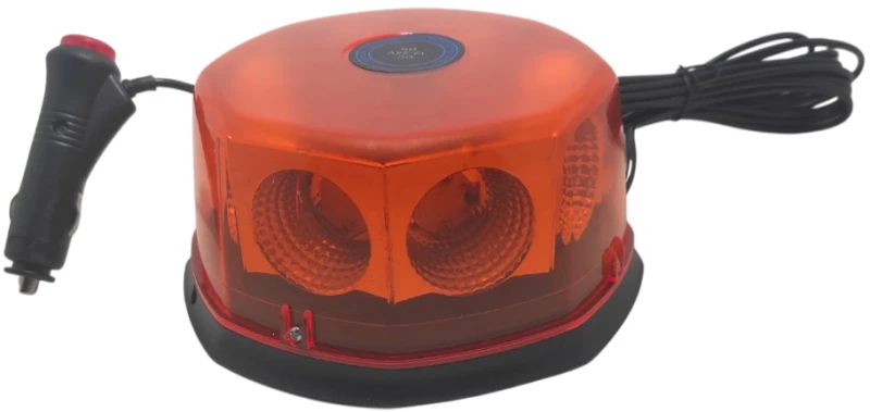 Μαγνητικός Φάρος LED Αυτοκινήτου 8 LED 12V 14cm 868A169 Πορτοκαλί