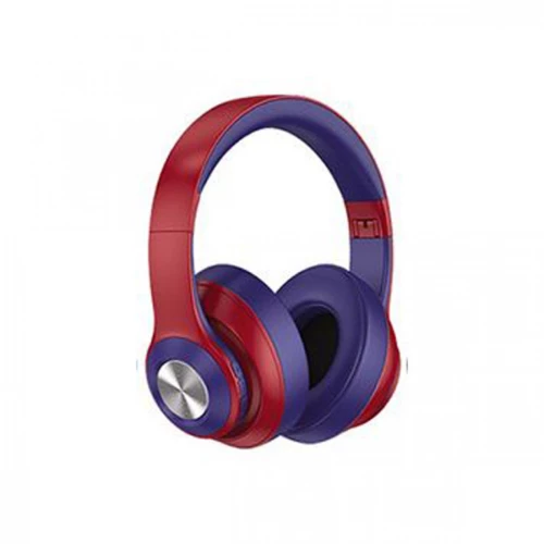 Ασύρματα Over-Ear Bluetooth Ακουστικά Με Μικρόφωνο SN-85 - Μπλέ/Κόκκινο