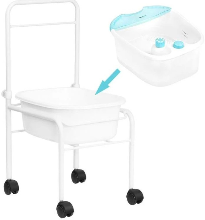 ΠΟΔΟΛΟΥΤΡΟ ΤΡΟΧΗΛΑΤΟ ΛΕΥΚΟ ΣΚΕΛΕΤΟ -SAL606