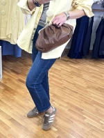 ΤΣΑΝΤΑ CLUTCH ΜΕ ΜΕΤΑΛΛΙΚΟ ΚΛΕΙΣΙΜΟ ΚΑΦΕ BG1409K MONDE