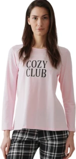 Minerva Γυναικείες Πυτζάμες Cozy Club Ροζ 52601-157