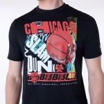 NEW ERA BASKETBALL GRPHC TEE CHIBUL  BLK 60596241 NEW ERA Μαύρο