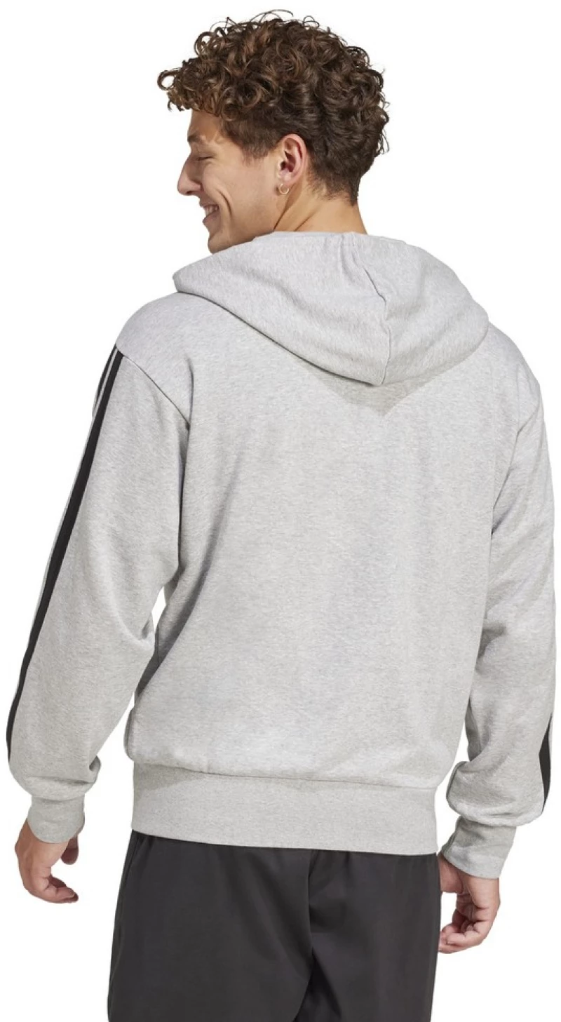 adidas M 3S FT FZ HD JE6338 ADIDAS Γκρι