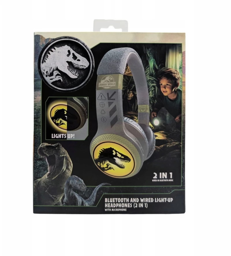 Lazerbuilt T-Rex Junior Bluetooth Headphones – Ασύρματα Παιδικά Ακουστικά με Μικρόφωνο